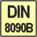 Piktogram - Typ DIN: DIN 8090B